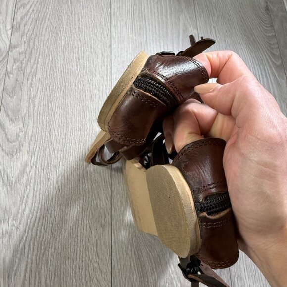 Sandalo Brown Hand Made Greek Gladiator Buckle Sandals - Picture 9 of 9